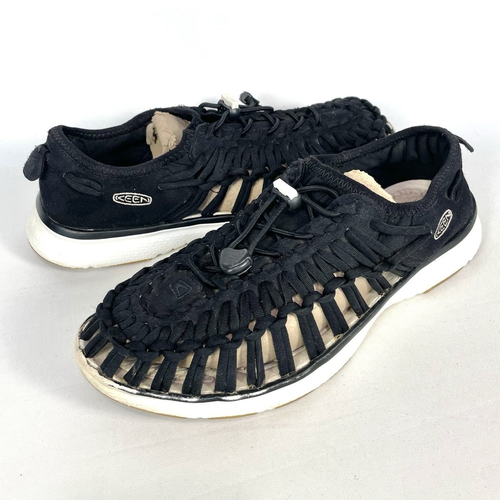 KEEN Uneek 02 Black Corded Sport Sandals Womens Size 8 Casual Outdoor Shoes - Picture 2 of 9